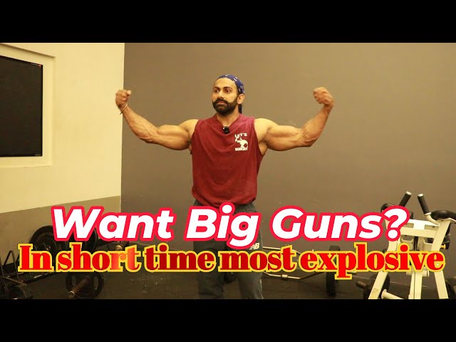 Cannot gain size on ARMS? || most explosive workout guaranteed || Not Just Fitness