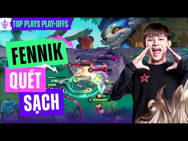 SEA QUẨY FENNIK QUÉT SẠCH FPT | MARIS CÀO LILIANA CỨU CẢ VÁN ĐẤU | TOP PLAYS VÒNG PLAY-OFFS | AOGS24