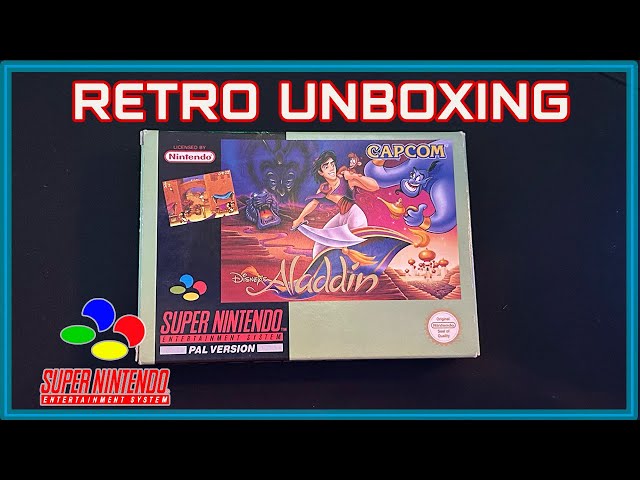 Retro Unboxing - Aladdin  - Super Nintendo