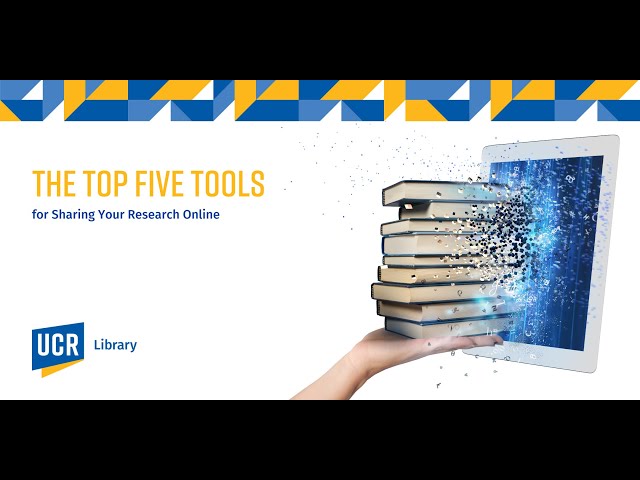 The Top 5 Tools for Sharing Your Research Online workshop