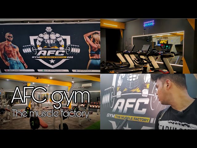 The AFC MUSCLE FACTORY GYM review by #allrounderallu @ #palwal || budget/friendly gym in palwal City