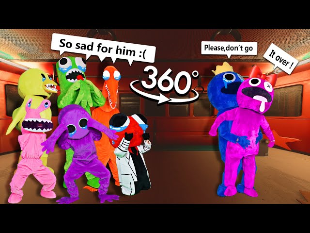 VR 360° New Rainbow Friends SAD BACK STORY In Real Life 🎶 Friday Night Funkin' (Roblox Rainbow)