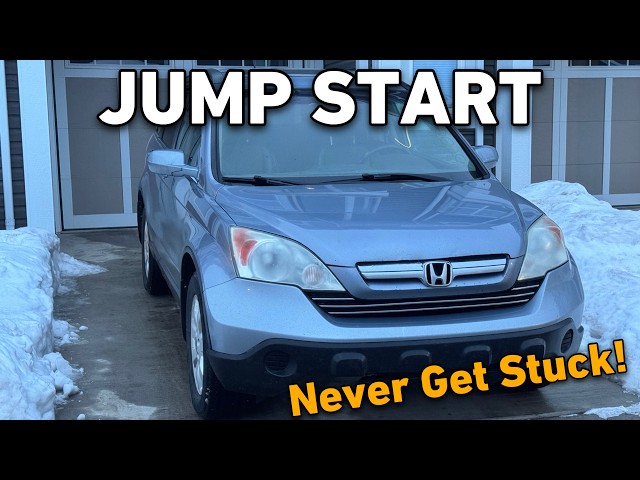 How To Jump Start Your Car in FREEZING COLD!? #DIY #auxito