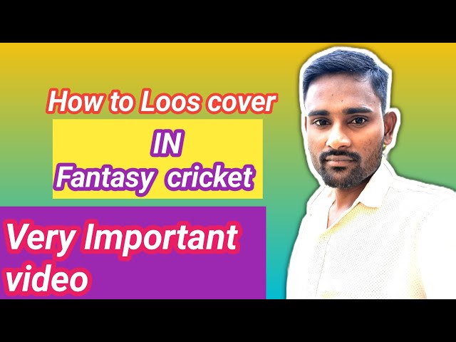 @sanjeetprajapati3  How to loss recover fantasy cricket II Loss recover kaise kare dream11 se II