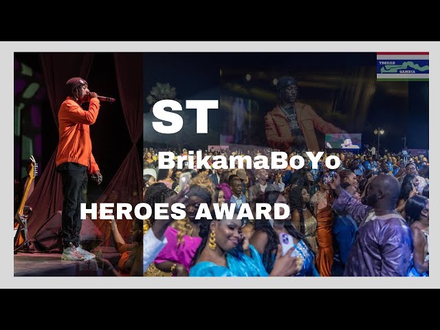 ST BRIKAMABOYO Heroes Award #gambia #gammusic #stbrikamaboyo #heroesaward #gambian #shorts #viral