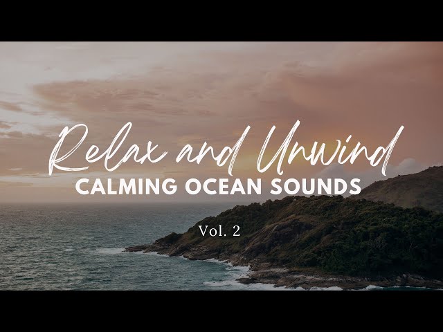 Soothing OCEAN WAVES Sounds for Sleep, Stress Anxiety Relief, Calming, NATURE ASMR