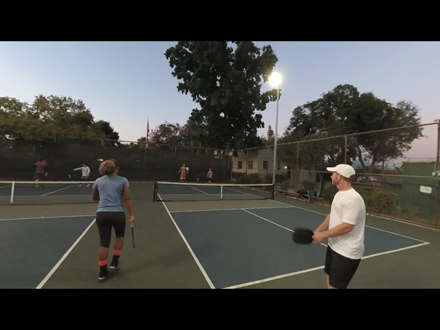 VR Pasadena Pickleball Oculus VR180 3D Vuze XR Jessie Irvine ScottC Jeff Warnick TrevorZ