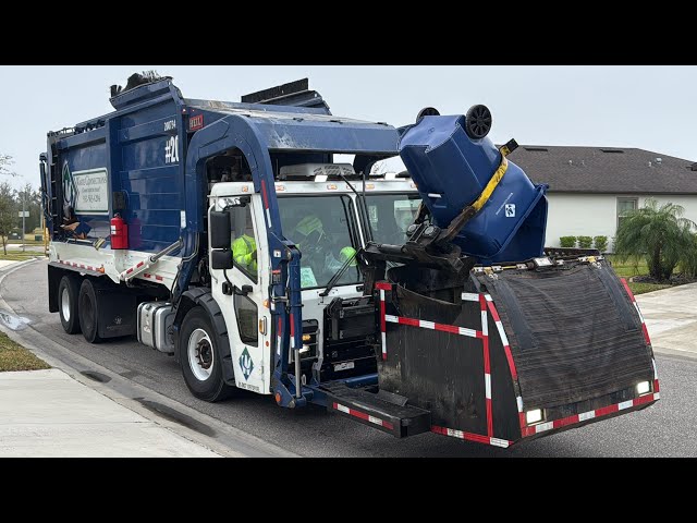 Waste Connections Mack LR Heil Curotto Can Garbage Truck