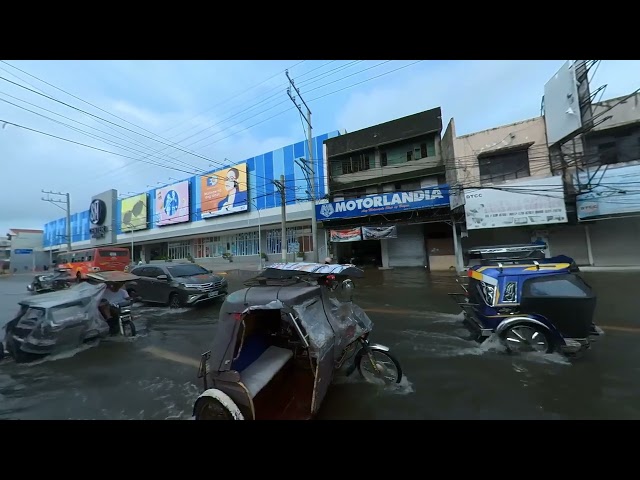 TYHOON EGAY+HIGH TIDE+MONSOON RAIN=FLOODED CITY OF DAGUPAN