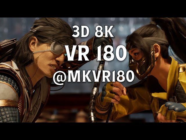 Mortal Kombat VR: Takeda vs Kitana (VR180 8K 3D Battle) | Epic Virtual Fight Scene (MQVR-23A)