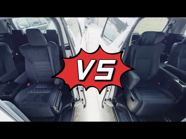 Pilot Seat ZG vs non-Pilot Seat Z [Toyota Vellfire]