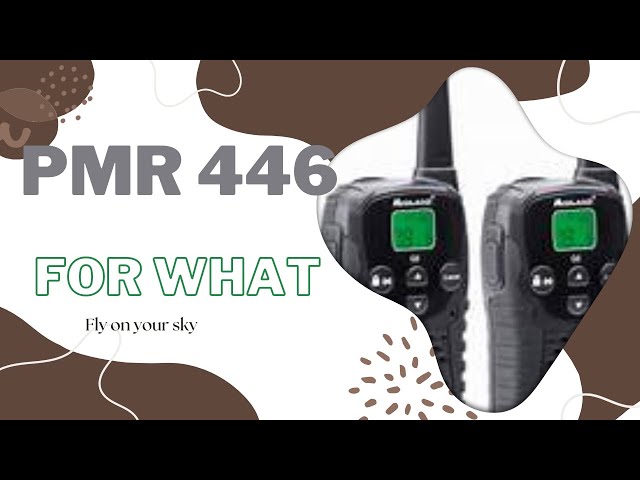 Walkie Talkie 5Km Range Test - PMR446 0.5 Watt