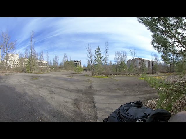 Pripyat - Central square - High radiation hotspot