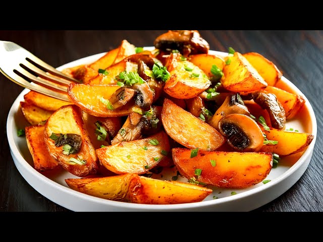 A delicious dish made from just 1 potato! Quick potato recipe!