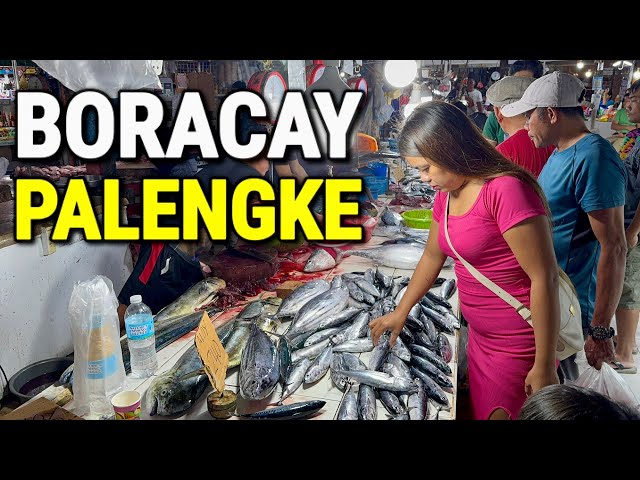 BORACAY FOOD MARKETS & Main Road Walk Tour 2025 | Talipapa Market & D’Mall Palengke! 🇵🇭Philippines