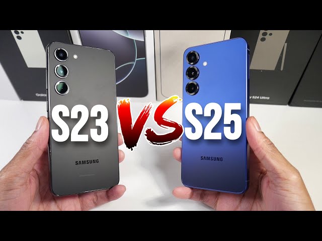 Samsung Galaxy S25 VS Samsung Galaxy S23! (Camera Comparison, PUBG & Display & Speed)