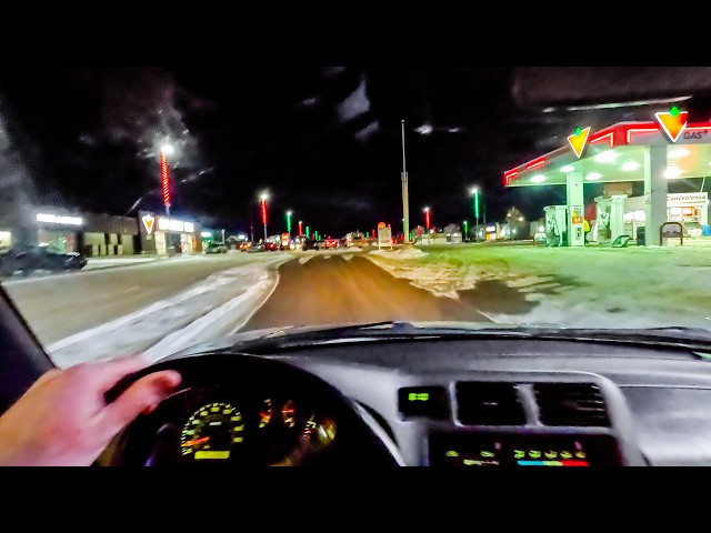 Late Night Winter Oil Change Adventure In My 1998 Toyota Rav4