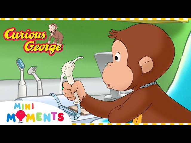 George Explores the Dentist 🦷 | Curious George | Compilation | Mini Moments