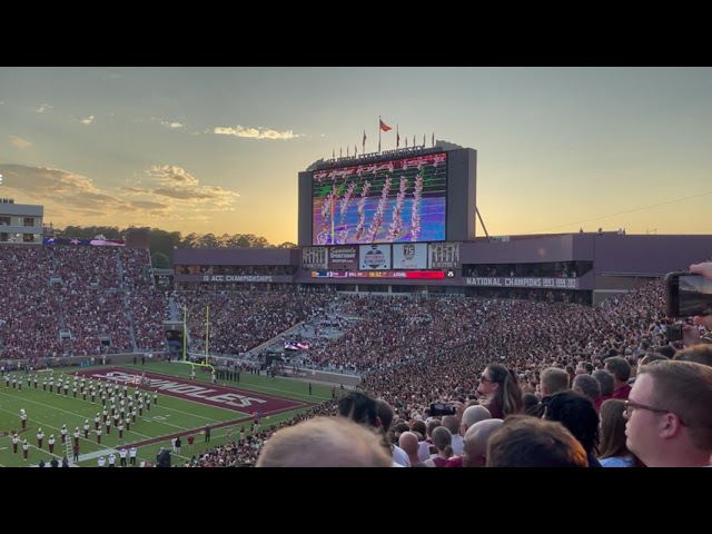 Flyover before ND/FSU 2021