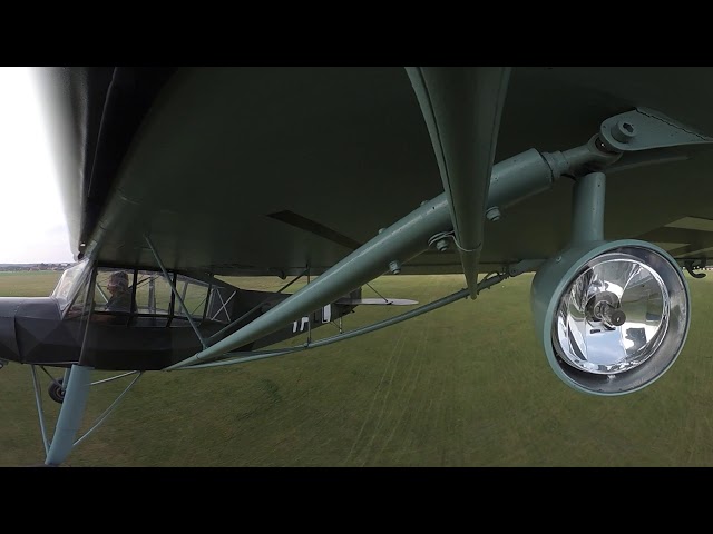 Fieseler Fi 156 Storch replica take off 360 video