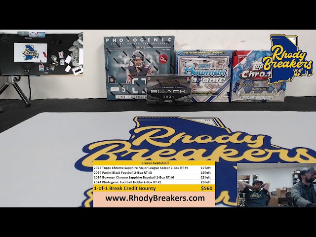 Friday night breaks with Rhody! Donruss Football, Merlin UEFA, and more!!