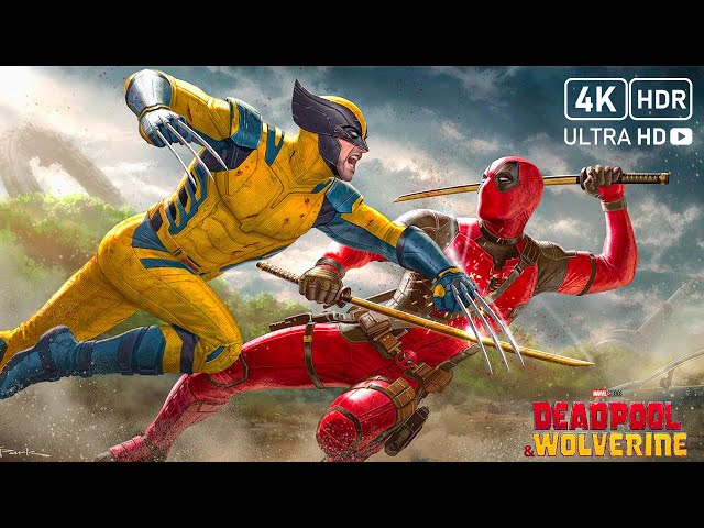 Every Fight Scene from Deadpool and Wolverine | 4K HDR | 2024 Marvel Spectacle | Full Movie Review