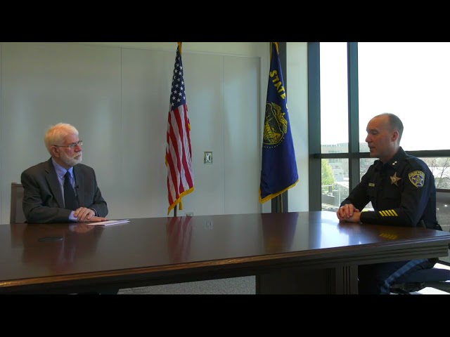 Salem Oregon Mayor Talks With Police Chief