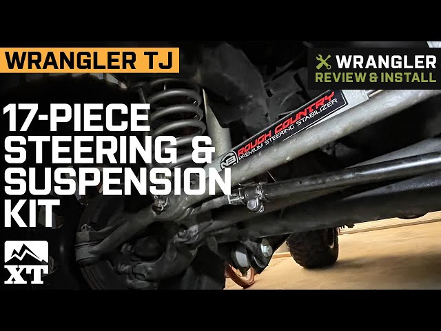 Jeep Wrangler TJ 17-Piece Steering and Suspension Kit Review & Install