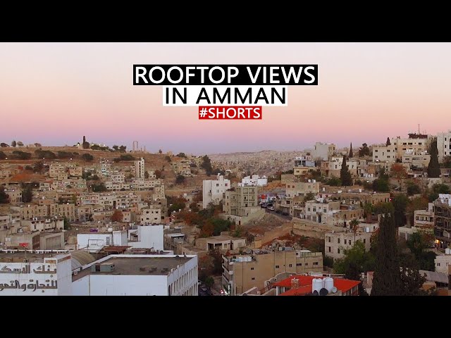 Call to Prayer, Amman | Stunning rooftop views of the city #shorts