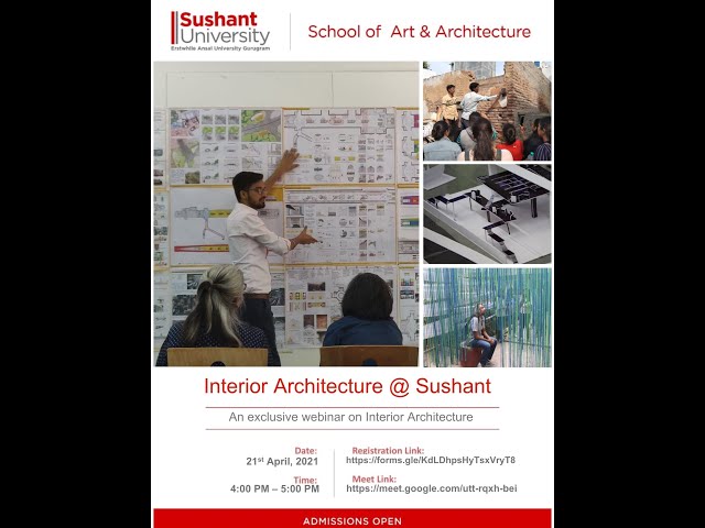 Outreach : Interior Architecture @ Sushant #OTR-21005