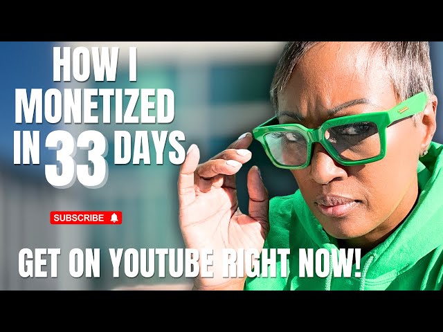 If You’re Over 50 Get Your AZZ on YouTube  Now | Learn How I Monetized in 33 Days | Steps Explained