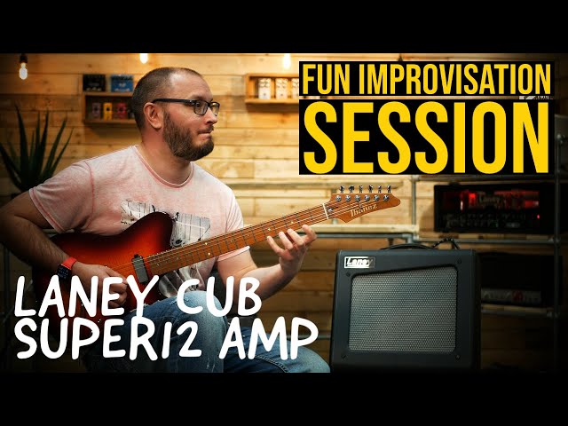 FUN IMPROVISATION SESSION AT LANEY HQ | Laney Cub Super12 Combo Amp | TOM QUAYLE