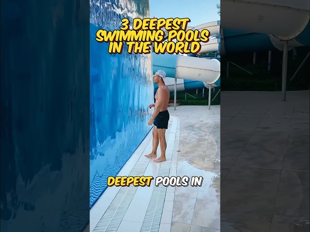 three deepest swimming pools in the world‼️#shorts