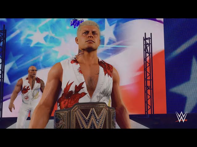 Cena vs Cody w/Soul Taker Final Boss WWE 2K24 #wrestlemaniavegas #codyrhodes #johncena