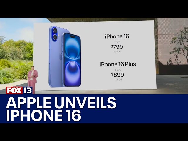 Apple unveils new iPhone 16 with AI capabilities | FOX 13 Seattle