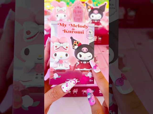 Sanrio Miniso blind box unboxing Kuromi and My Melody!🥰 #sanrio #miniso #unboxing #kawaii #kuromi i