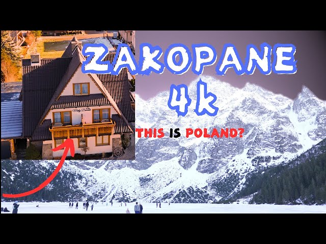 "Zakopane, Poland 🇵🇱 in Stunning 4K | Morskie Oko Drone Footage | Breathtaking Tatra Mountains"