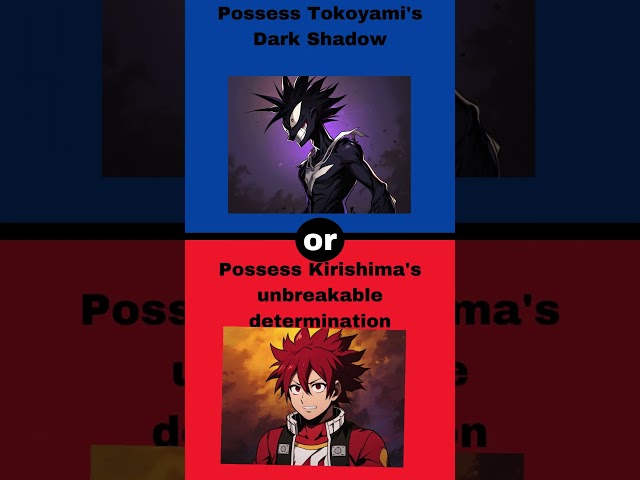 "Would You Rather: My Hero Academia Edition" #animequiz  #anime