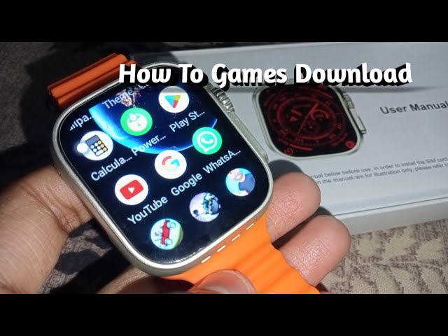 How to Games Download | S8 Ultra smart watch ⏱️ | game download kaise karen