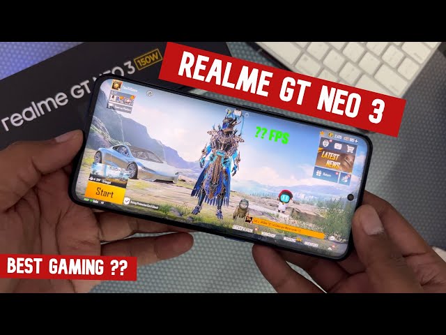 Realme GT Neo 3 PUBG Gaming Test with FPS, Gyro & Heating | BGMI Gameplay Hindi