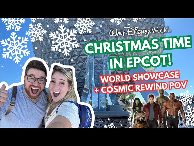 EPCOT | World Showcase and Cosmic Rewind Ride POV | Disney World Orlando 2024