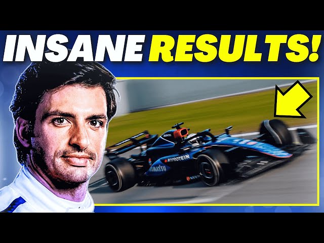 Carlos Sainz's INSANE Williams TEST RESULTS Just REVEALED That Changes EVERYTHING For 2025!