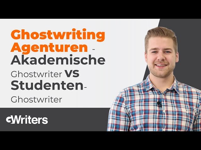 Ghostwriting Agenturen - Akademische Ghostwriter vs. Studenten-Ghostwriter