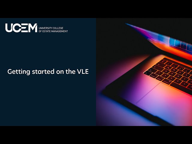 Getting started on the VLE