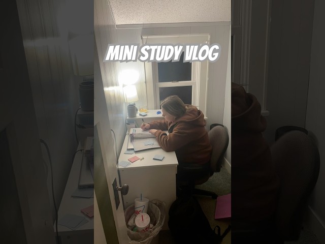 Mini Study Vlog #studymotivation #vlog