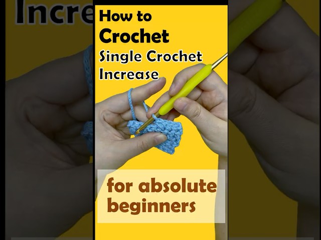 How to Increase Single Crochet Stitches (sc inc) - Beginner's Guide#crochettutorial