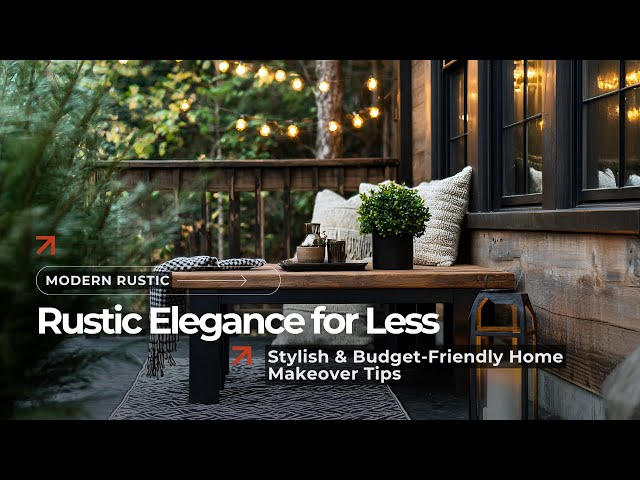 Modern Rustic Elegance on a Budget: 2025 Home Decor Tips & DIY Inspiration