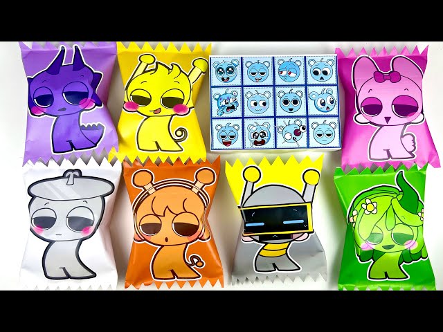 🍭Paper DIY🍭 Incredibox Candy and Mystery Box BLIND BAG Unboxing | How to make