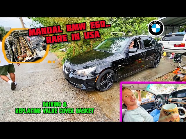 Manual BMW E60 528i. Future Classic? How Mechanic Friendly is IT? Crazy Adventures with Leo!