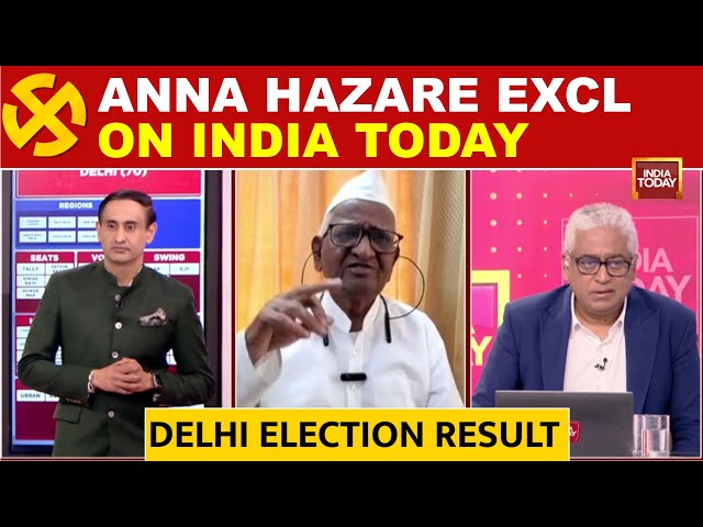 Delhi Election Results 2025: Anna Hazare Exclusive On India Today | BJP's Lead In Delhi | AAP Vs BJP